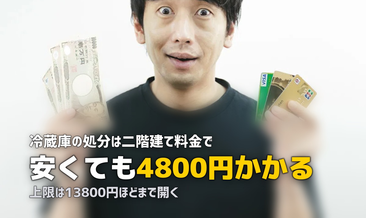 冷蔵庫の処分費用はいくら?リサイクル料金と収集運搬料の内訳