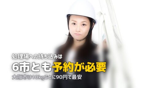 ゴミ処理場への直接持ち込み｜6市の料金と予約方法を比較