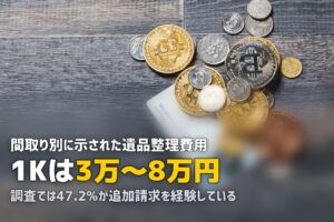 遺品整理の費用相場｜間取り別の目安と金額が変わる理由
