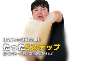 宅食の仕組み｜注文から届くまでの流れを5ステップで解説