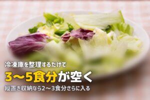 冷凍弁当が冷凍庫に入らない！5つの対策で収納問題を解決