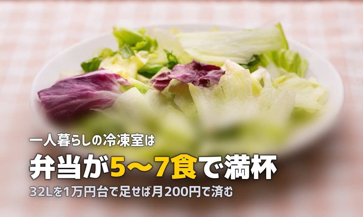 単身赴任・一人暮らしの冷凍庫おすすめ5選|宅食をフル活用するための選び方