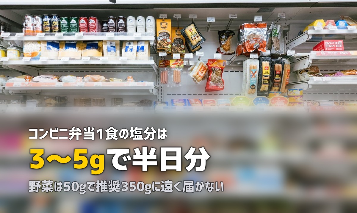 コンビニ弁当を毎日食べるのは体に悪い?リスクと代替案を解説
