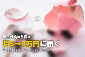 外食が毎日で食費が高い…節約しつつ栄養も摂る方法