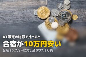 合宿免許と通学の費用を徹底比較｜どっちが安い？総額で検証
