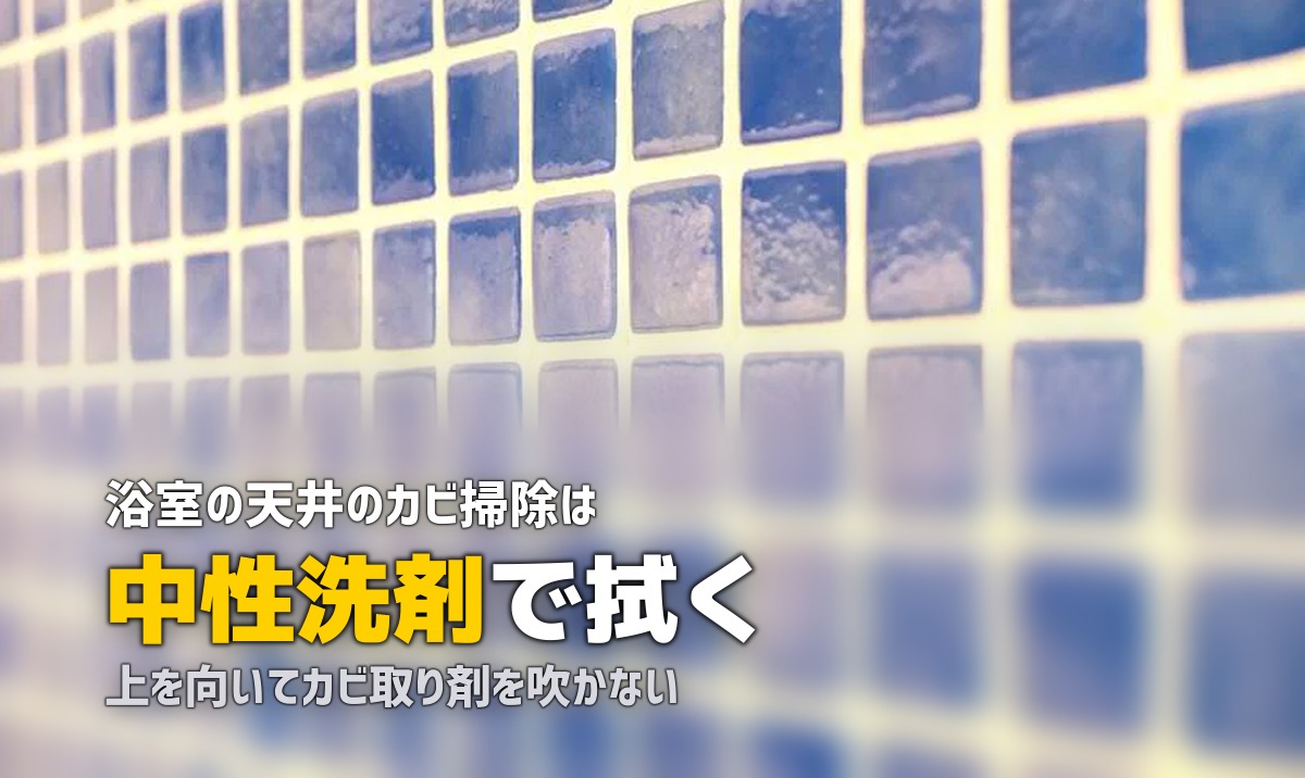 浴室 天井 カビ 掃除