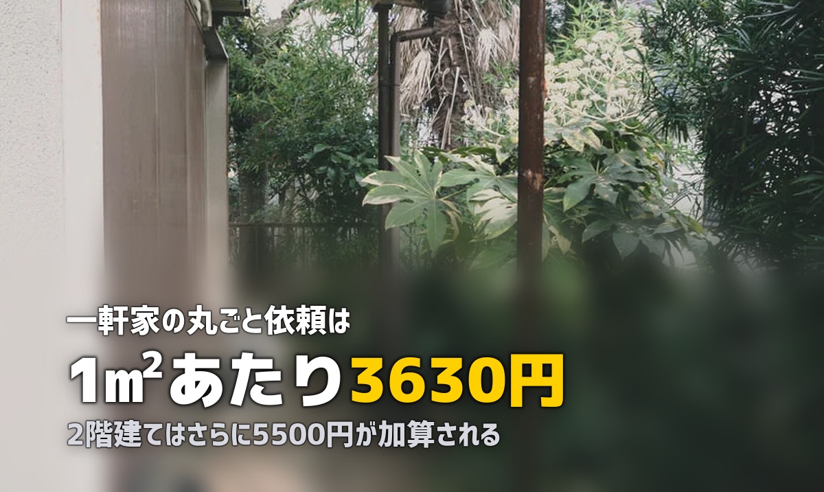 ハウスクリーニング 一軒家 相場