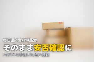 見守りサービス付き食材宅配おすすめ2選【高齢者の安心対策】