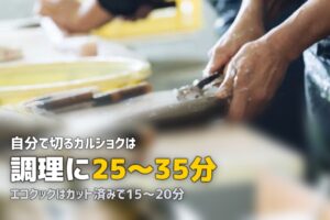ショクブンのエコクック vs カルショク｜コースの違いと選び方を比較