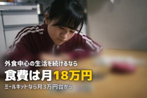 ミールキットと外食・テイクアウトのコスパを徹底比較