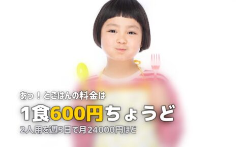 あっ！とごはんの料金・メニュー内容まとめ｜1食いくら？1ヶ月の食費は？