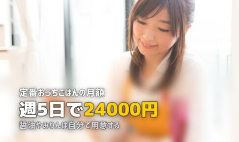 定番おうちごはんの料金・メニュー内容｜必要な調味料や1ヶ月の食費も解説