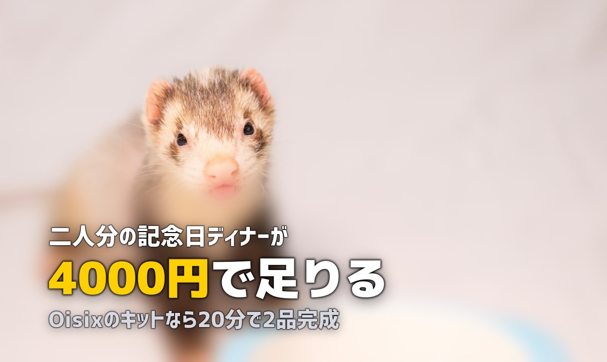記念日・誕生日の食事にミールキットを活用!特別な日のおすすめメニュー