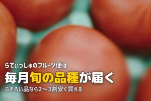 旬のフルーツが届く！果物定期便おすすめの食材宅配サービス比較