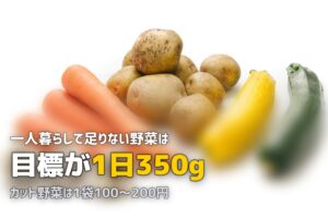 一人暮らしで野菜を食べない…不足を解消する7つの対策
