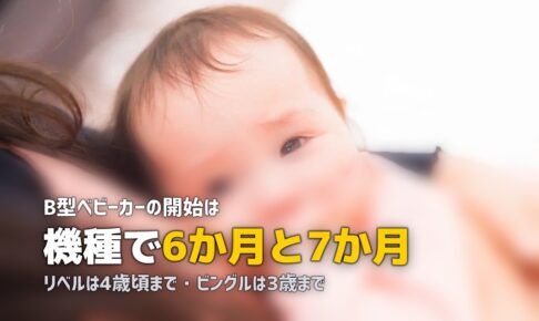 B型ベビーカーのレンタル｜開始月齢と料金を確認する