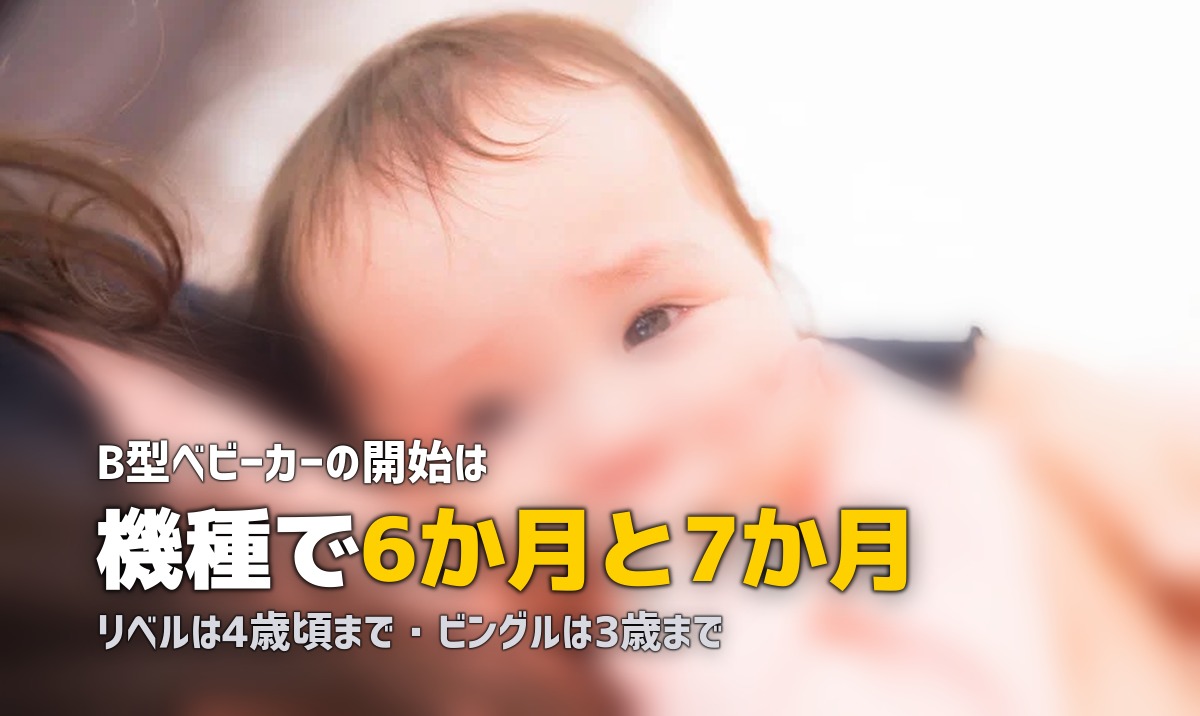 B型ベビーカーのレンタル|開始月齢と料金を確認する