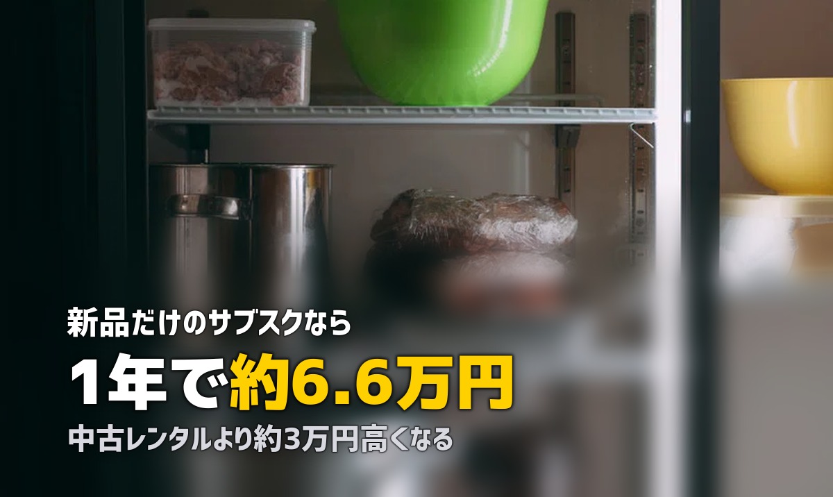 一人暮らし向け家電サブスク新品おすすめ【衛生面も安心の新品サービス選び方】