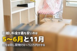 引越し繁忙期はいつ？一人暮らしで費用を抑えるための時期の選び方