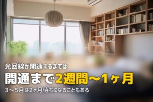 一人暮らしのインターネット開通までの期間と手続き方法【引越し時に注意すること】