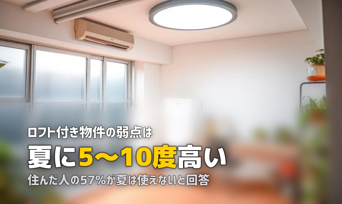 一人暮らしのロフト付き物件のメリット・デメリット|実際に住んだ人の声