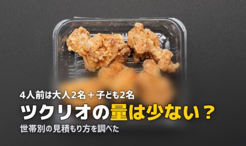ツクリオ 量